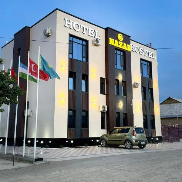 Nazar Hotel & hostel，位于Türkistan的酒店