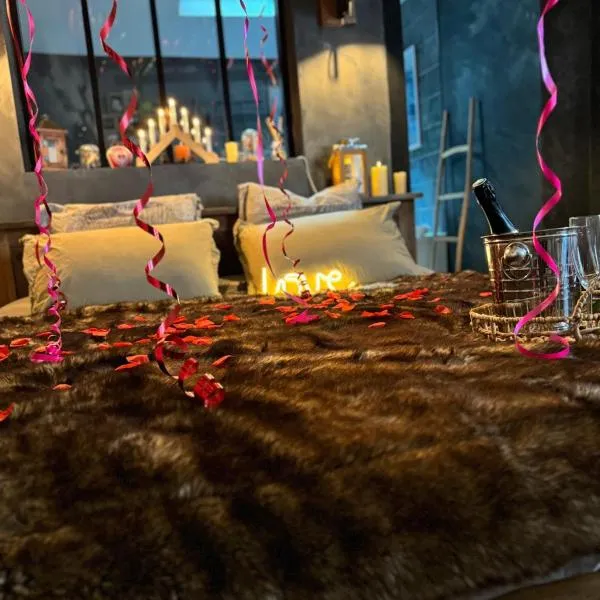 Le chalet romantique, SPA, Écran cinéma, Lit king size, day use, 10 min centre，位于亚眠的酒店