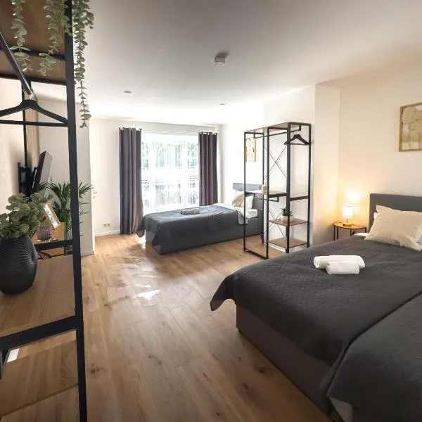 ImmoStay G#1 Ferienhaus - Parken & WiFi, 2 Balkone und 2 Bäder,4K，位于Bahnhof Bremen-Burg的酒店