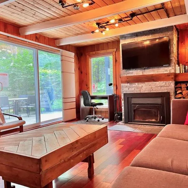 Chalet tout inclus avec SPA près du Mont Orford，位于Orford的酒店