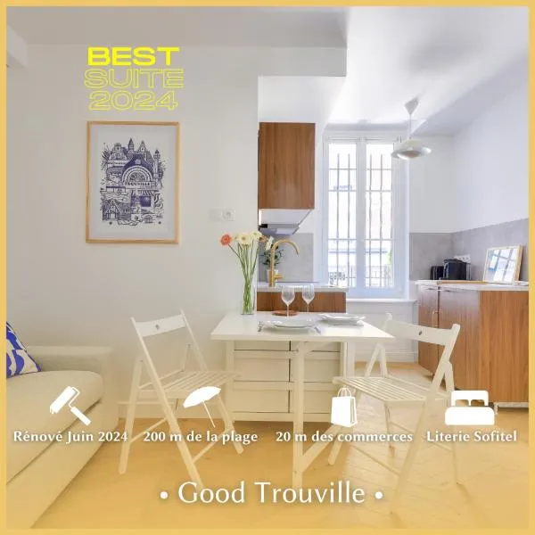 Good Trouville - Suite design 2p, 30m2，位于滨海图维列的酒店