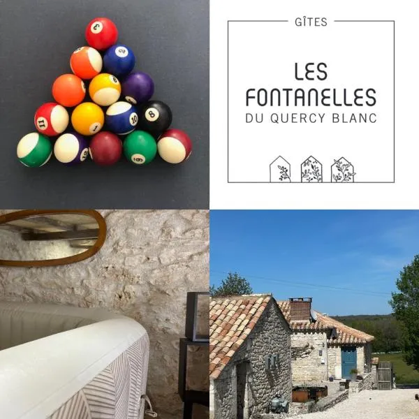Les fontanelles du quercy blanc，位于Montcuq的酒店