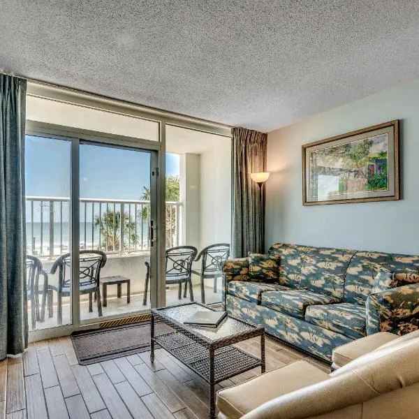 Oceanfront 2 bedroom Condo on Cam 2nd Floor，位于默特尔比奇的酒店