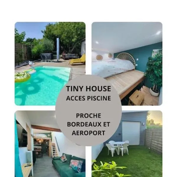 Tiny House avec jardin et accès piscine chauffée，位于雅莱地区圣梅达尔的酒店