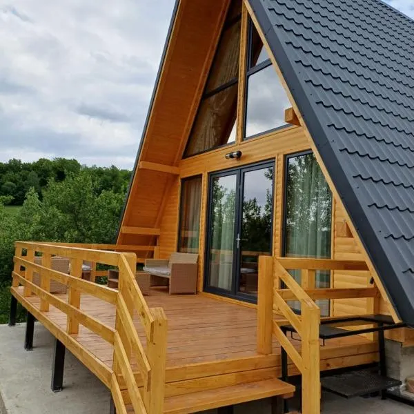 COLȚ DE RAI - A Frame，位于Corbi的酒店