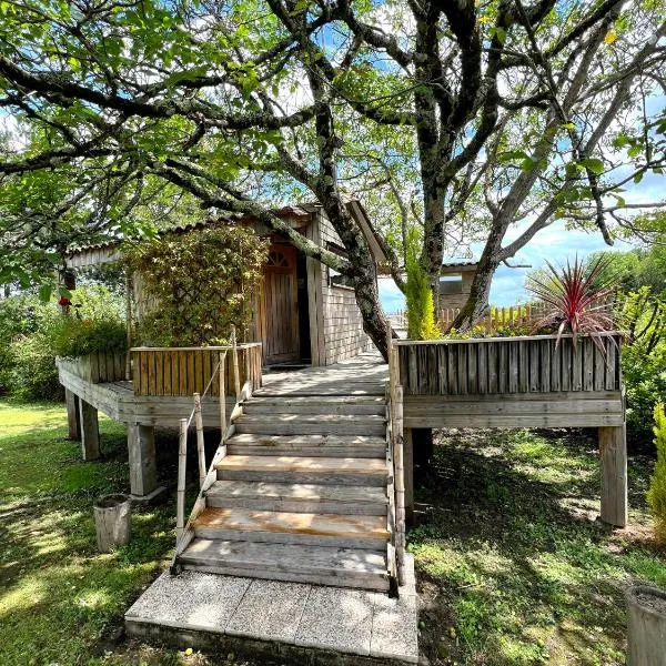 Cabane en bois climatisée，位于Fronsac的酒店