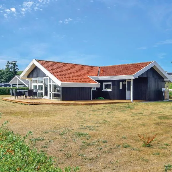Three-Bedroom Holiday Home In Bjert，位于Binderup Strand的酒店