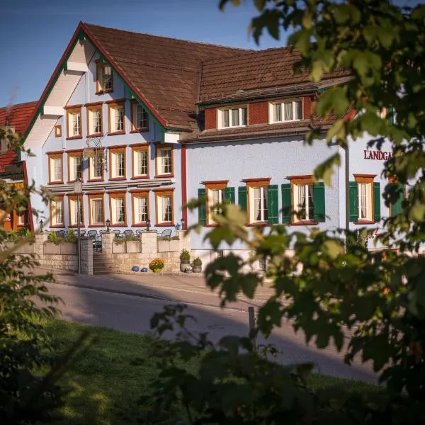 Hotel Landgasthaus Neues Bild, Eggerstanden，位于Gais的酒店