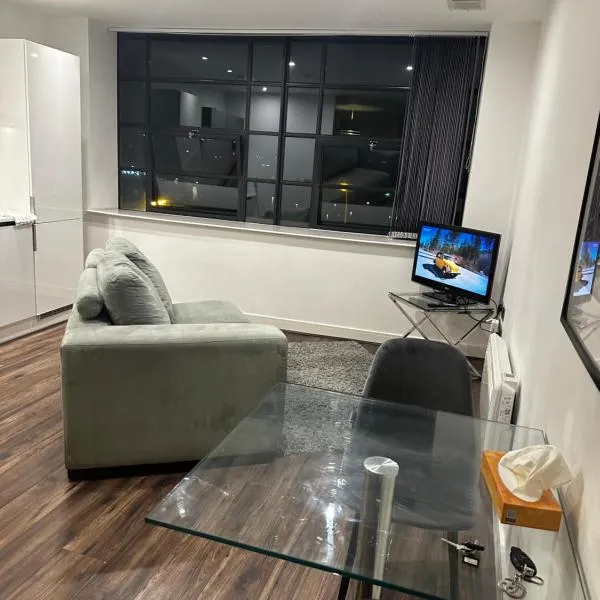 533 Luxury Double Studio Apartment Sleeps Two，位于黑尔斯欧文的酒店