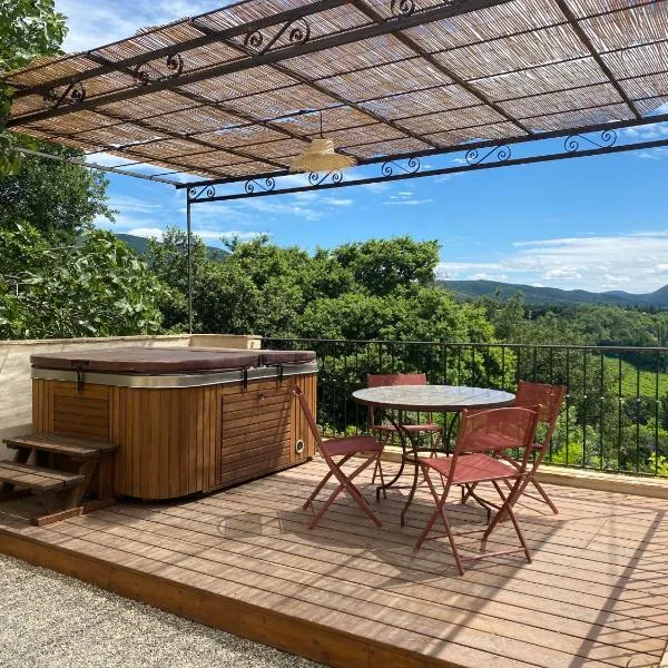 Le Mas du Rochet - Gîte à la campagne avec spa privé - 2 à 4 pers，位于米尔芒德的酒店