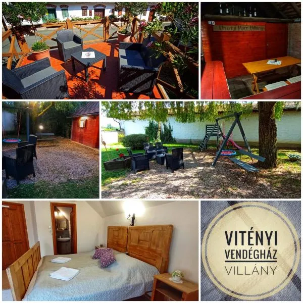 Vitényi Pince Vendégház，位于Villánykövesd的酒店