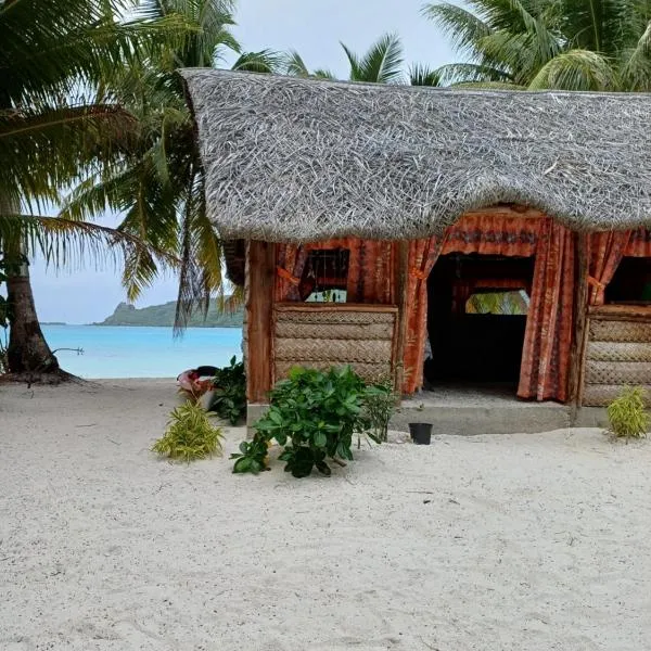 Poemanahere island camping à Maupiti，位于Te-Fare-Arii的酒店