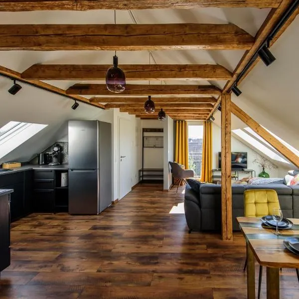 Charming Loft Ferienwohnung Bodensee，位于梅肯博伊伦的酒店