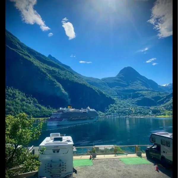 Solhaug Fjordcamping，位于盖郎厄尔峡湾的酒店