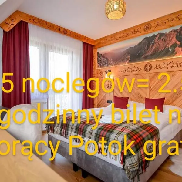 Cicha Woda 300 m od Gorący Potok i Termy Szaflary，位于斯扎法拉瑞的酒店