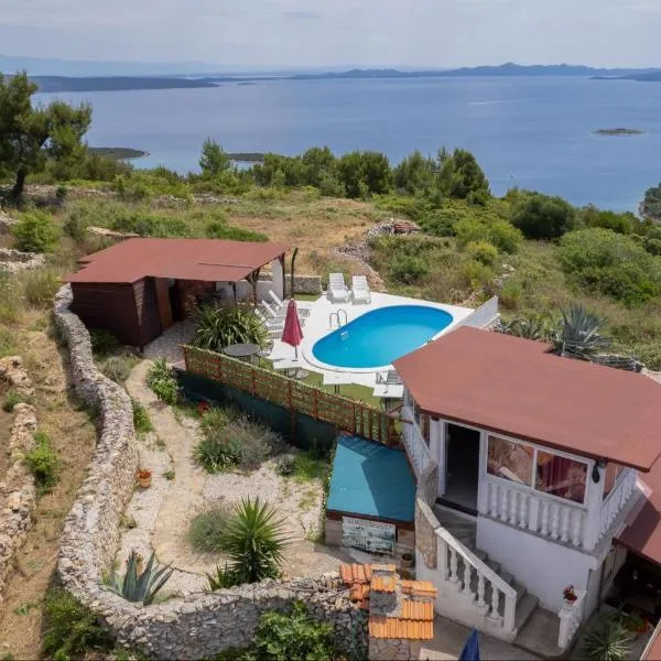 Apartments Ruža Dragove Dugi otok，位于Dragove的酒店