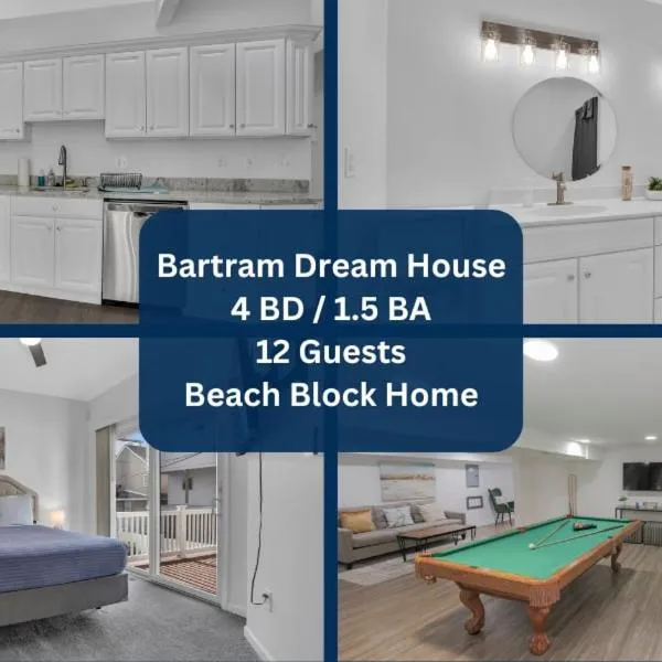 Bartram Dream House I - Bartram Beach Retreat，位于大西洋城的酒店