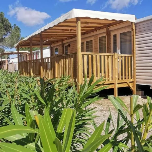 Kokua Développement présente MOBIL HOME résidentiel toutes options camping 4 étoiles CANET，位于圣西普里安的酒店