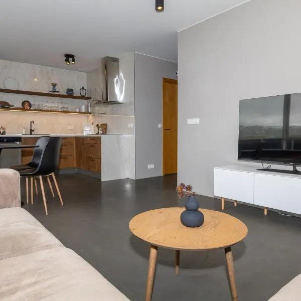 Family apartment hosted by LL，位于Saurbær的酒店