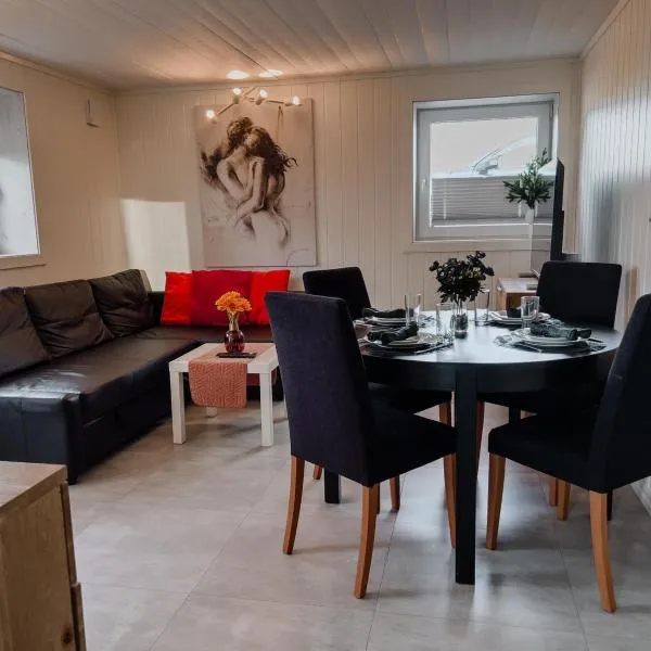 Oslo Airport 30 min Calm and cozy apartment，位于Årnes的酒店