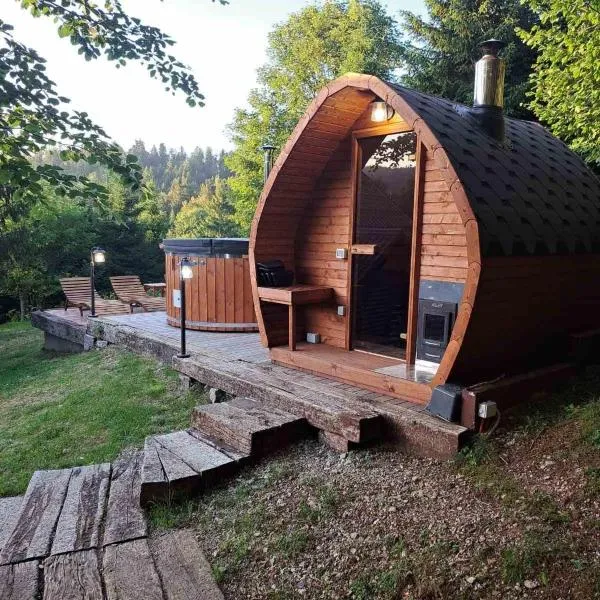 Cozy Bear Cabin ,Brestova Draga, Mrkopalj，位于Brestova Draga的酒店