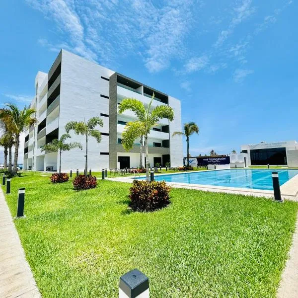moderno con alberca cerca de la playa by G P S rentas,位于马萨特兰的酒店