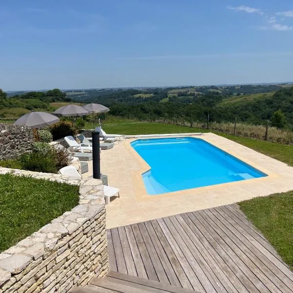 Chambre d'hôtes Domaine Cherps Spa et piscine，位于Vielleségure的酒店