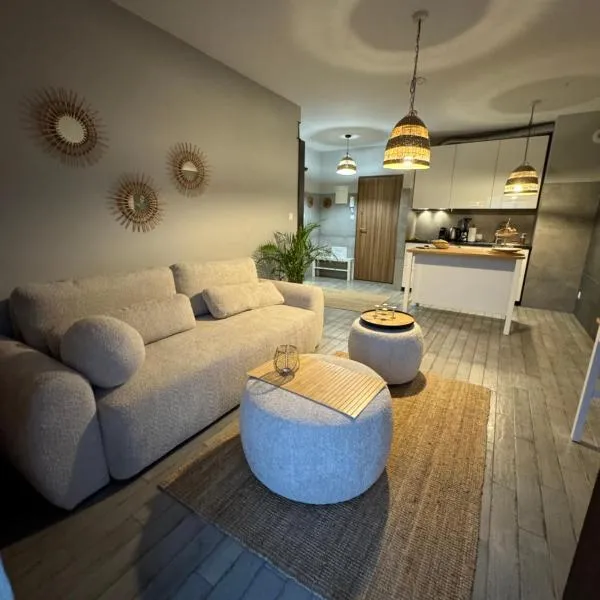 Apartament Lux Nowe Ogrody 1 Poznań 24h meldowanie lotnisko targi，位于波兹南的酒店
