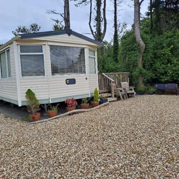 Amroth Bay holiday caravan，位于桑德斯富特的酒店