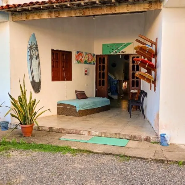 Caminhos do Mar Hostel，位于Barra do Sirinhaém的酒店