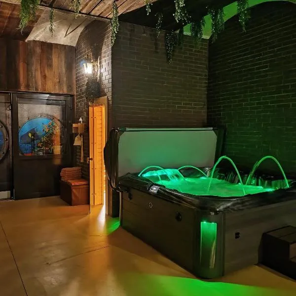 Ernests' unique townhouse with sauna, hot tub and free parking，位于里加的酒店