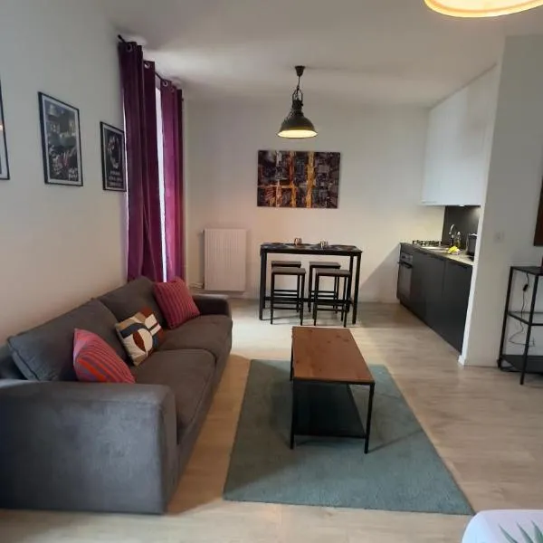 Appartement vue lac centre Montreux，位于布夫雷的酒店