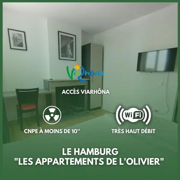 Le Hamburg - Les appartements de l'olivier，位于科隆别索尼约的酒店