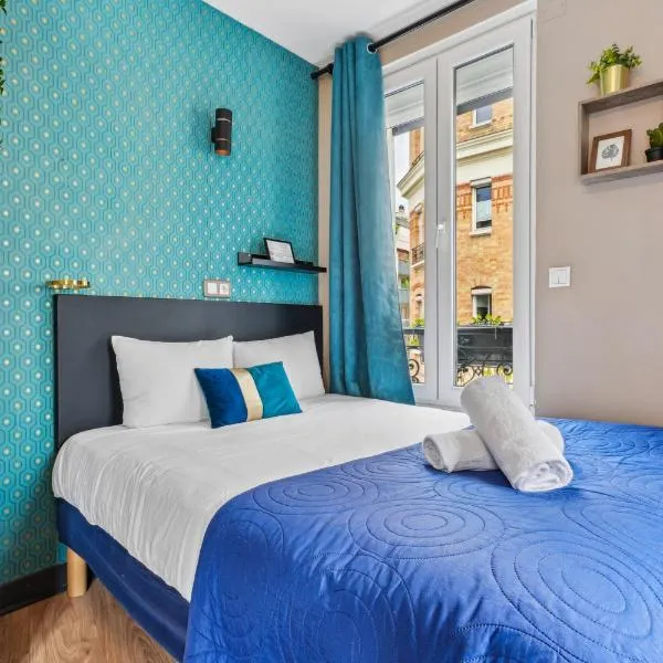 Résidence AURMAT - Appart - Hôtel - Boulogne - Paris，位于布洛涅-比扬古的酒店