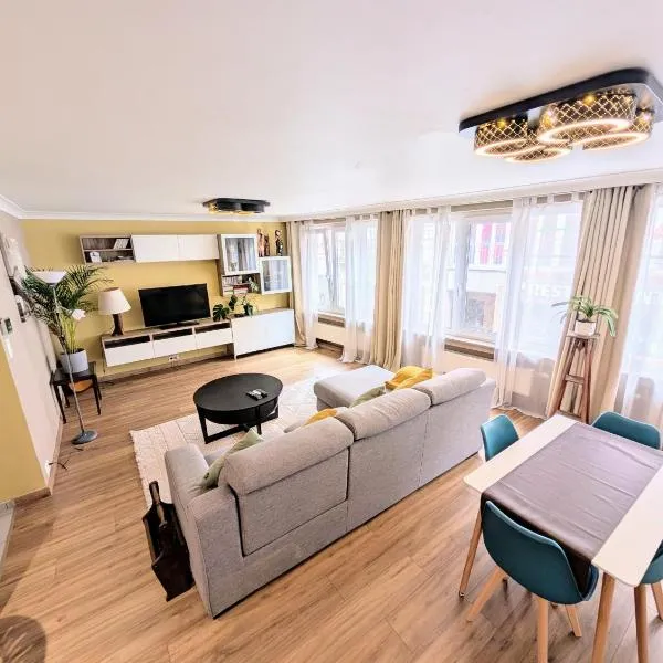 Superbe appartement dans le centre de Mons - Arivée autonome，位于蒙斯的酒店