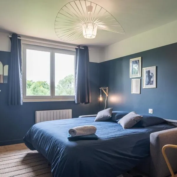 Gite "LES ORMES" - Calme & Confortable - Lit QUEEN SIZE - Vue sur étang à 10mn du TOUQUET，位于圣若斯的酒店