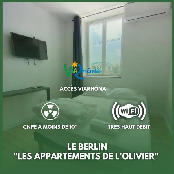 Le Berlin - Les appartements de l'olivier，位于科隆别索尼约的酒店