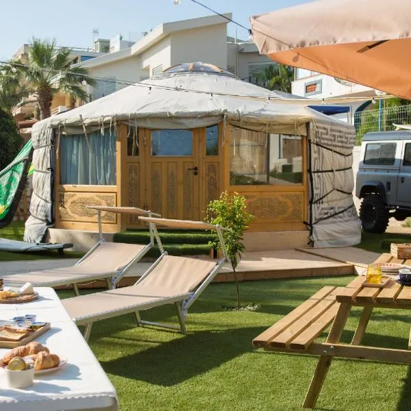 Yurta Glamping San Leone & Casa Vacanza Baia Blu，位于阿格里真托的酒店