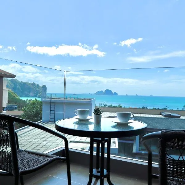 A402-Silk Condo Aonang-Sea view-5 mins walk to beach，位于奥南海滩的酒店