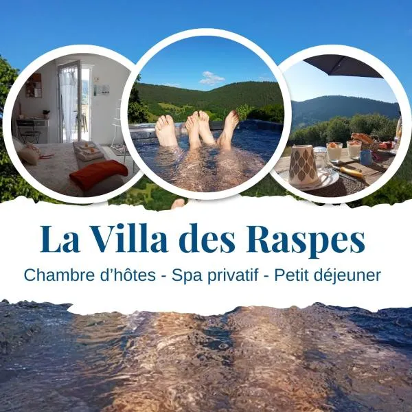 La Villa Des Raspes - Holistique Spa - Adult Only，位于Castelnau-Pégayrols的酒店