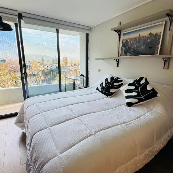 Moderno departamento vanguardista en el corazón de Las Condes，位于圣地亚哥的酒店