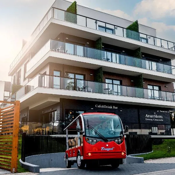 Aparthotel Green Concrete - nowy, ekologiczny hotel w Świnoujściu, Darmowy Bus Na Plażę, Free Shuttle Bus，位于斯维诺乌伊希切的酒店