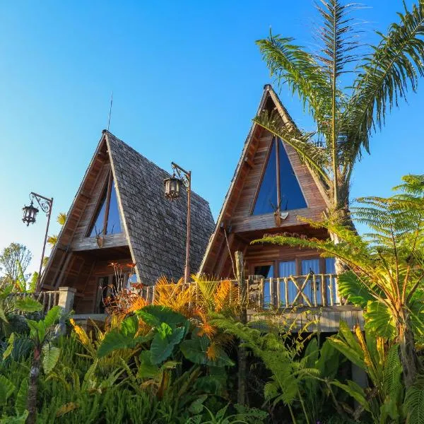 The A-Frame House，位于贾蒂卢维的酒店