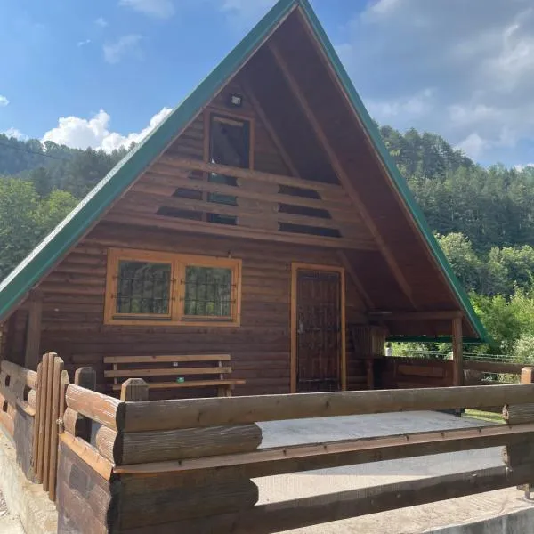 Drvena kućica UNA，位于察津的酒店