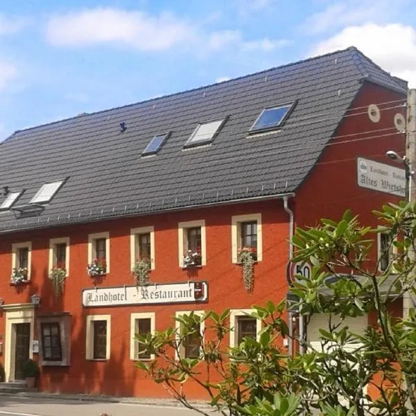 Altes Wirtshaus Fördergersdorf Bed & Breakfast，位于Klingenberg的酒店