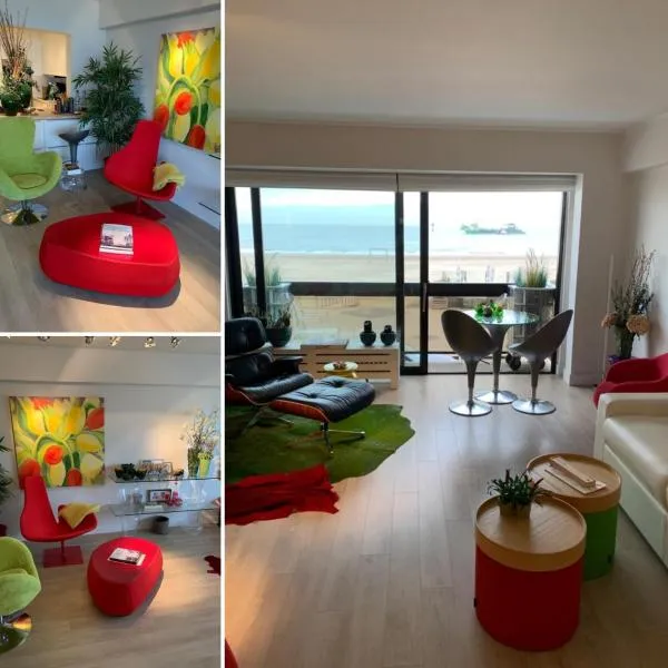 Superbe appartement digue vue mer，位于克诺克－海斯特的酒店