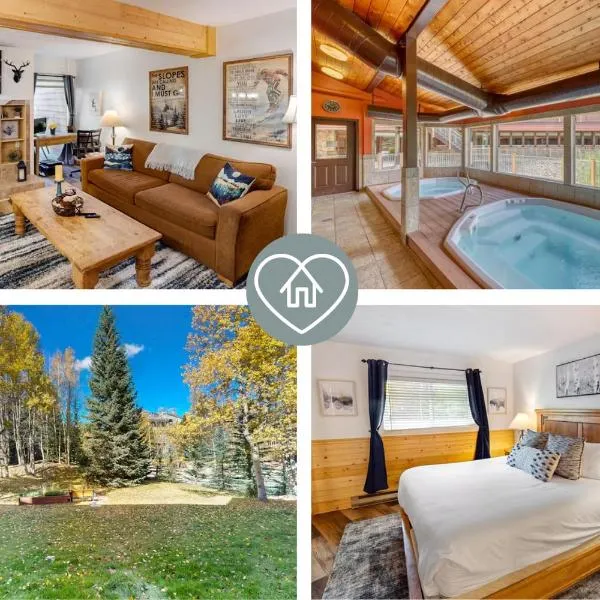 AJs Outpost - Ski-In Condo - Fireplace & Hot Tub，位于布雷肯里奇的酒店
