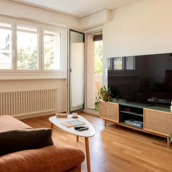 Chambre au bord du lac Léman，位于Pully的酒店