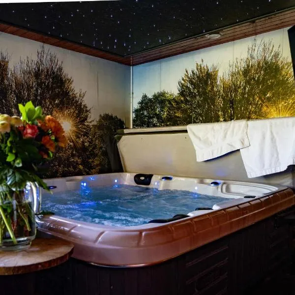 Drents Genieten - Dopheide met privé jacuzzi en sauna，位于Erm的酒店