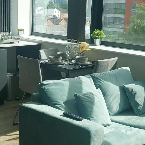 Stunning one bedroom near Old Trafford Stadium，位于艾纯查姆的酒店